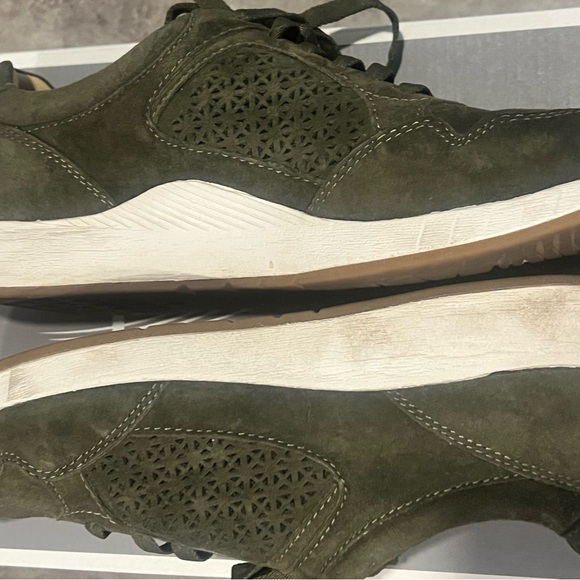 Dansko Olive Green Suede Women's Sneakers - Picture 6 of 7